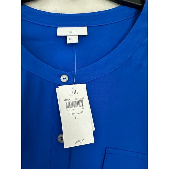 NWT J. Jill Button Tops Large 2pc Lot Office Lightweight - Picture 5 of 10